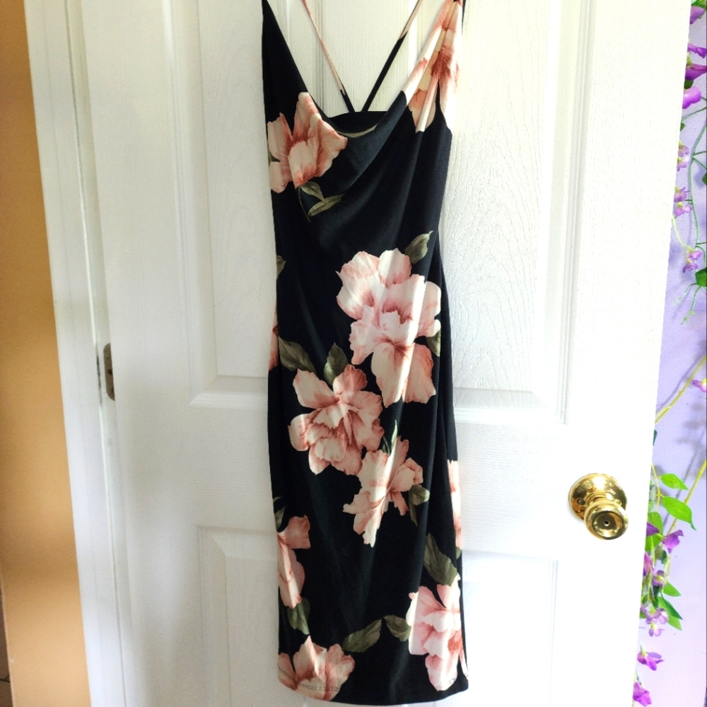 short floral dress
